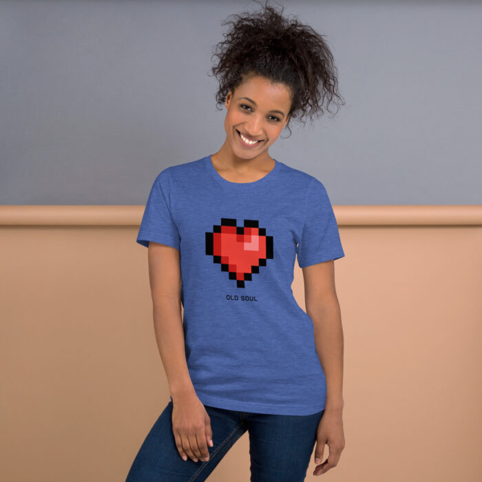 Retro Heart: The Old Soul Gamer Tee - Image 2