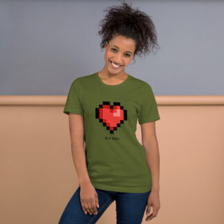 Retro Heart: The Old Soul Gamer Tee